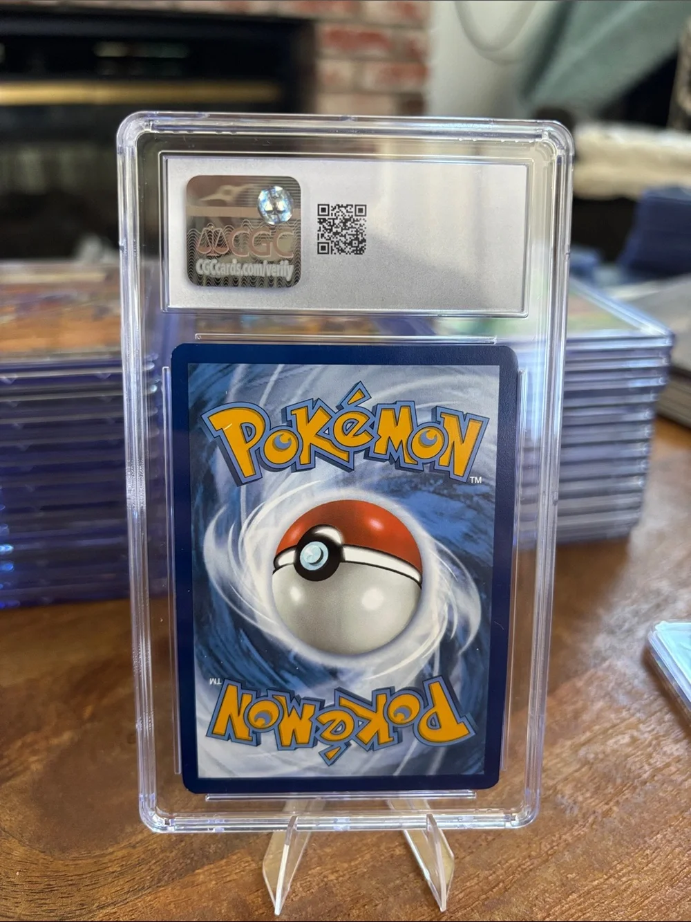 CGC 9 Espeon Poke Ball Holo Pokemkn Prismatic Evolutions 033/131